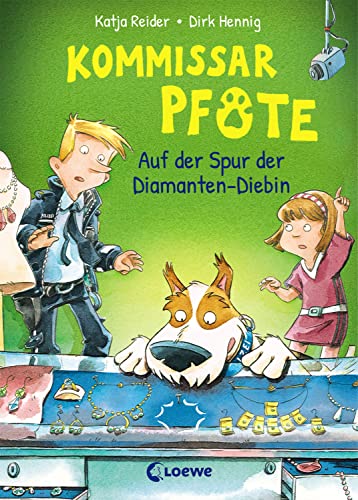 Kommissar Pfote (Band 2) - Auf der Spur der Diamanten-Diebin: Begleite den beliebten Hunde-Held bei seiner Spurensuche - Lustiger Kinderkrimi zum Vorlesen und ersten Selberlesen ab 6 Jahren