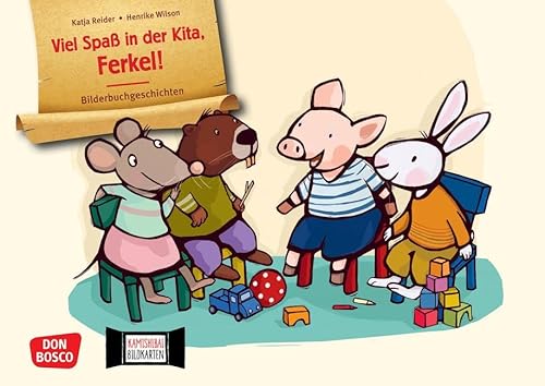 Viel Spaß in der Kita, Ferkel! Kamishibai Bildkartenset: Entdecken - Erzählen - Begreifen: Bilderbuchgeschichten. Abenteuer Kita-Start: eine ... für unser Erzähltheater)