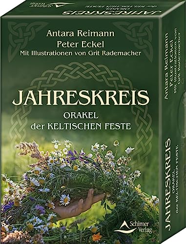Jahreskreis - Orakel der keltischen Feste: - Set mit Buch und 48 Karten von Schirner Verlag