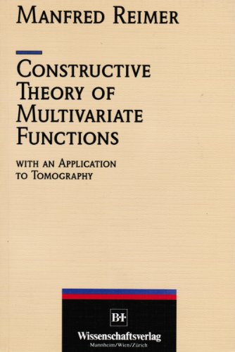 Constructive theory of multivariate functions with application to tomography