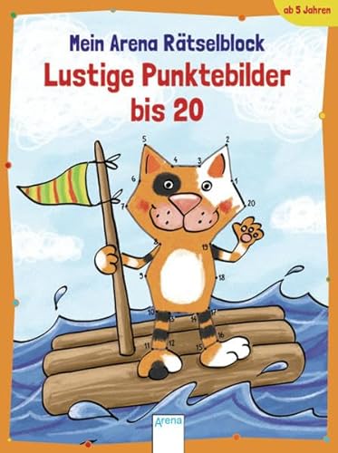 Lustige Punktebilder bis 20: Mein Arena Rätselblock