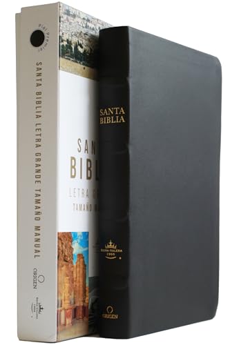 Biblia RVR 1960 letra grande tamaño manual, Piel Premier negro / Spanish Bible RVR 1960 Handy Size Large Print Bonded Leather Black: Biblia RVR 1960, ... Black, Handy Size, Words of Christ in Red Biblia RVR 1960 letra grande tamaño manual, Piel Premier negro / Spanish Bible RVR 1960 Handy Size Large Print Bonded Leather Black: Biblia RVR 1960, ... Black, Handy Size, Words of Christ in Red