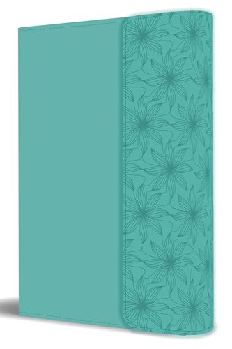 Biblia RVR 1960 tamaño manual, símil piel aquamarina con solapa e imán / Spanish Bible RVR 1960 Handy Size Large Print Leathersoft with magnet: ... Liviana, Letre Grande, Con Solapa E Iman von Origen