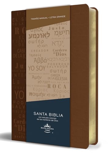 Biblia RVR60 letra grande tamaño manual, simil piel canela con nombres de Dios / Spanish Bible RVR60 Handy Size Large Print Leather soft Brown with ... 1960, Brown, Leathersoft With Names of God Biblia RVR60 letra grande tamaño manual, simil piel canela con nombres de Dios / Spanish Bible RVR60 Handy Size Large Print Leather soft Brown with ... 1960, Brown, Leathersoft With Names of God von Origen
