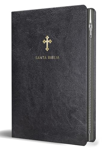 Biblia Reina Valera 1960 Tamaño grande, letra grande piel negra con cremallera / Spanish Holy Bible RVR 1960 Large Size Large Print Black Leather ... 1960, Negro, Símil Piel, Con Cremallera von Origen