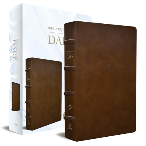 RVR 1960 Biblia de estudio Dake, tamaño grande, piel marrón / Spanish RVR 1960 D ake Study Bible, Large Size, Brown Leather RVR 1960 Biblia de estudio Dake, tamaño grande, piel marrón / Spanish RVR 1960 D ake Study Bible, Large Size, Brown Leather