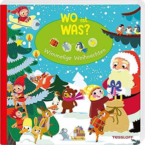 WO ist WAS? Wimmelige Weihnachten. Pappebuch für Kinder ab 2 Jahren (Bilderbuch ab 18 Monate)