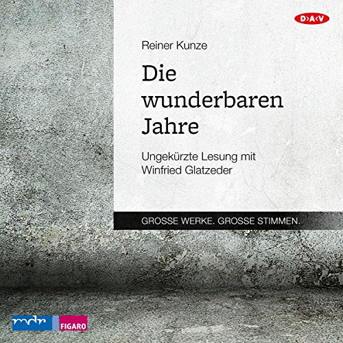 Die wunderbaren Jahre: Ungekürzte Lesung mit Winfried Glatzeder (1 mp3-CD) von Der Audio Verlag, Dav