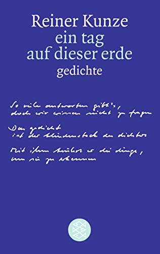 ein tag auf dieser erde: gedichte