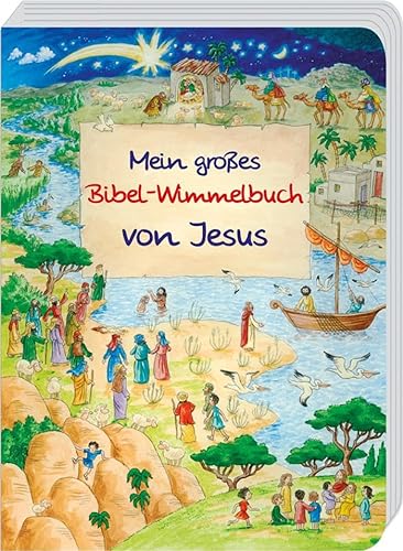 Mein großes Bibel-Wimmelbuch von Jesus (Pappbilderbücher) (Wimmelbücher) von Butzon & Bercker