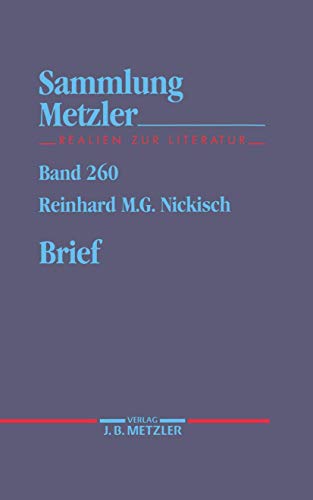 Brief (Sammlung Metzler) von J.B. Metzler