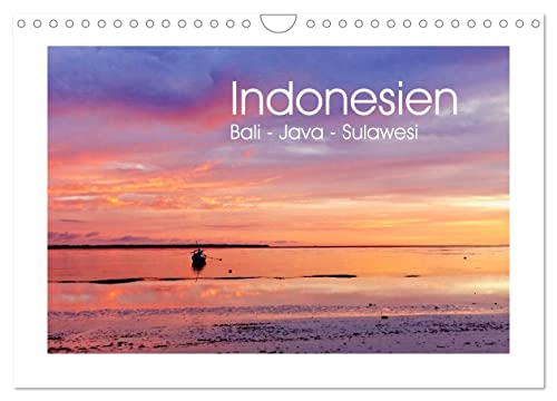Indonesien. Bali - Java - Sulawesi (Wandkalender 2024 DIN A4 quer), CALVENDO Monatskalender von CALVENDO