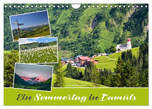Ein Sommertag in Damüls (Wandkalender 2025 DIN A4 quer), CALVENDO Monatskalender von CALVENDO