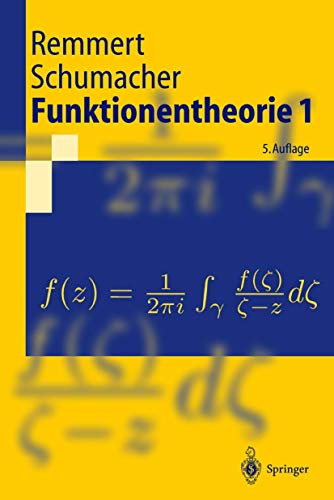 Funktionentheorie 1 (Springer-Lehrbuch)