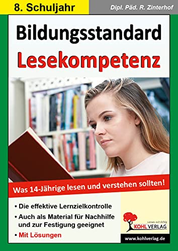 Bildungsstandard Lesekompetenz: Was 14-Jährige lesen und verstehen sollten! Bildungsstandard Lesekompetenz: Was 14-Jährige lesen und verstehen sollten!
