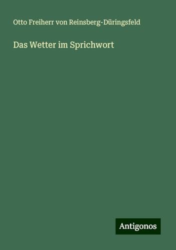 Das Wetter im Sprichwort