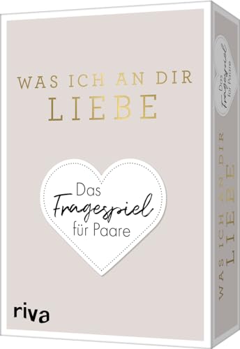 Was ich an dir liebe – Das Fragespiel für Paare: Das Original. Tiefgründige und unterhaltsame Fragen für eine glückliche Beziehung. Geschenkidee zu Hochzeit, Jahrestag, Valentinstag Was ich an dir liebe – Das Fragespiel für Paare: Das Original. Tiefgründige und unterhaltsame Fragen für eine glückliche Beziehung. Geschenkidee zu Hochzeit, Jahrestag, Valentinstag