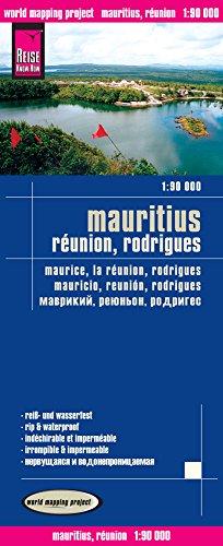 Reise Know-How Landkarte Mauritius, Réunion, Rodrigues (1:90.000): world mapping project