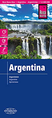 Reise Know-How Landkarte Argentinien / Argentina (1:2.000.000): reiß- und wasserfest (world mapping project)