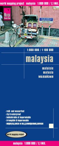 Malaysia 1 : 800 000 / 1 : 1,100 000