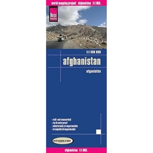 Reise Know-How Landkarte Afghanistan (1:1.000.000): world mapping project: Kartenbild 2seitig, Exakte Höhenlinien, Höhenschichten-Relief, GPS-tauglich ... Straßennetz, ausführlicher Ortsindex von Reise Know-How Rump GmbH