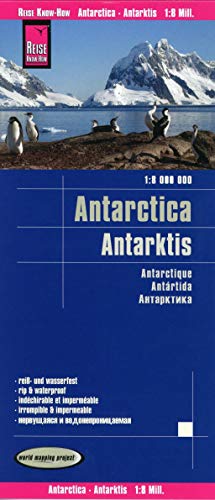 Reise Know-How Landkarte Antarktis / Antarctica (1:8.000.000): reiß- und wasserfest (world mapping project) von Reise Know-How Rump GmbH