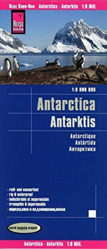 Reise Know-How Landkarte Antarktis / Antarctica (1:8.000.000): reiß- und wasserfest (world mapping project)