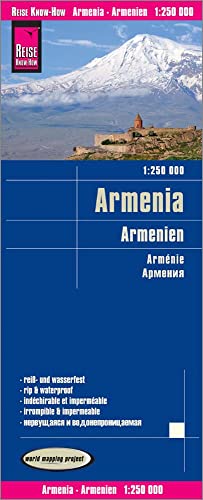 Reise Know-How Landkarte Armenien / Armenia (1:250.000): reiß- und wasserfest (world mapping project)