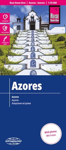 Reise Know-How Landkarte Azoren / Azores (1:70.000): reiß- und wasserfest (world mapping project)