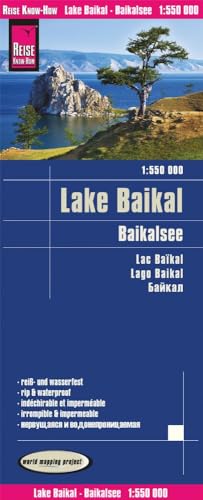 Reise Know-How Landkarte Baikalsee (1:550.000): world mapping project: reiß- und wasserfest (world mapping project)