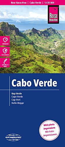 Reise Know-How Landkarte Cabo Verde (1:135.000): reiß- und wasserfest (world mapping project)