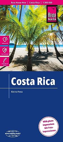 Reise Know-How Landkarte Costa Rica (1:300.000): reiß- und wasserfest (world mapping project)