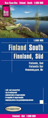 Reise Know-How Landkarte Finnland, Süd (1:500.000): world mapping project