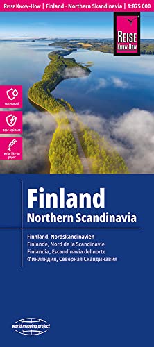 Reise Know-How Landkarte Finnland und Nordskandinavien / Finland and Northern Scandinavia (1:875.000): reiß- und wasserfest (world mapping project)