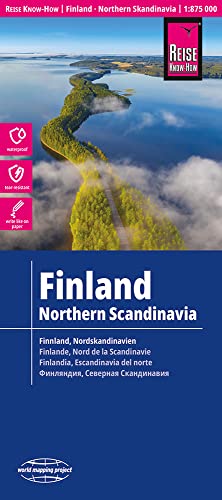 Reise Know-How Landkarte Finnland und Nordskandinavien / Finland and Northern Scandinavia (1:875.000): reiß- und wasserfest (world mapping project) von Reise Know-How Rump GmbH