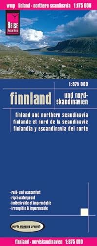 Reise Know-How Landkarte Finnland und Nordskandinavien (1:875.000): world mapping project: World Mapping Project. Wasserfest u. unzerreißbar