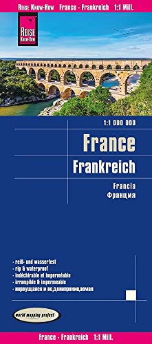 Reise Know-How Landkarte Frankreich / France (1:1.000.000): reiß- und wasserfest (world mapping project)