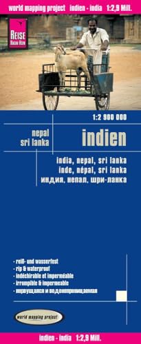 Reise Know-How Landkarte Indien (1:2.900.000) mit Nepal und Sri Lanka: world mapping project von Reise Know-How Rump GmbH