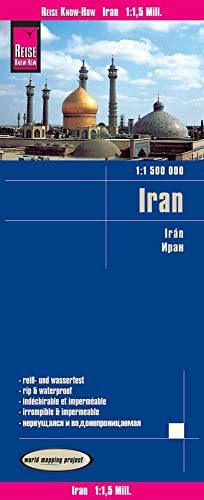 Reise Know-How Landkarte Iran (1:1.500.000): reiß- und wasserfest (world mapping project)