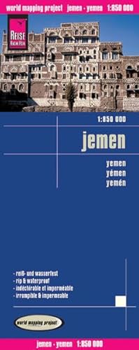 Reise Know-How Landkarte Jemen (1:850.000): world mapping project