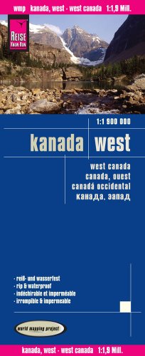Reise Know-How Landkarte Kanada West (1:1 900 000): Reiß- und wasserfest (World Mapping Project)