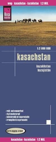 Reise Know-How Landkarte Kasachstan (1:2.000.000): world mapping project: World Mapping Project. Reiß- und wasserfest