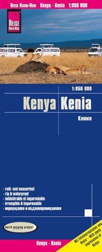 Reise Know-How Landkarte Kenia / Kenya (1:950.000): reiß- und wasserfest (world mapping project)