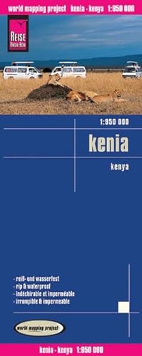 Reise Know-How Landkarte Kenia (1:950.000): world mapping project: World Mapping Project. Reiß- u. wasserfest