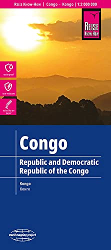 Reise Know-How Landkarte Kongo / Congo (1:2.000.000): reiß- und wasserfest (world mapping project)