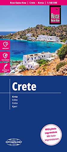 Reise Know-How Landkarte Kreta / Crete (1:140.000): reiß- und wasserfest (world mapping project) von Reise Know-How Rump GmbH