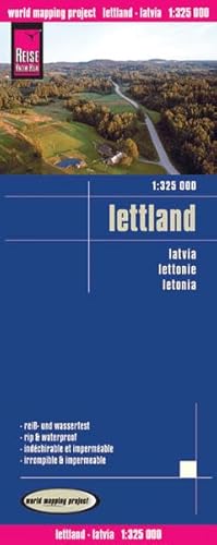 Reise Know-How Landkarte Lettland (1:325.000): world mapping project: World Mapping Project. Wasserfest und unzerreißbar