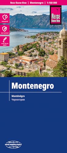Reise Know-How Landkarte Montenegro (1:160.000): reiß- und wasserfest (world mapping project) von Reise Know-How Rump GmbH