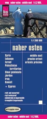 Reise Know-How Landkarte Naher Osten (1:1.200.000) : Syrien, Libanon, Israel, Sinai Halbinsel, Jordanien, Irak, Kuwait: world mapping project von Reise Know-How Rump GmbH