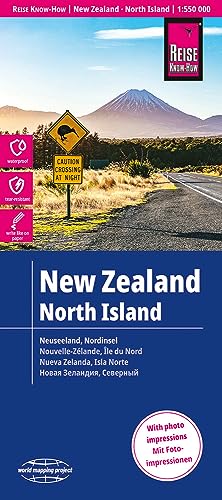 Reise Know-How Landkarte Neuseeland, Nordinsel (1:550.000): world mapping project: reiß- und wasserfest (world mapping project)